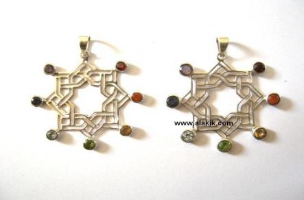 Chakra 925 silver pendant